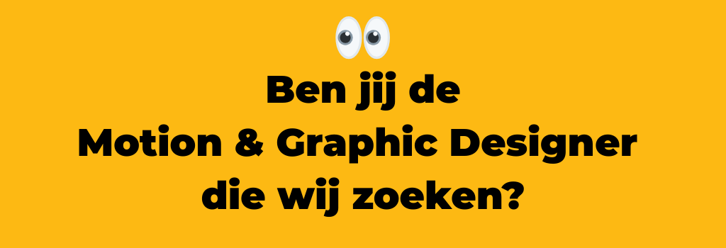 Vacature Graphic Designe